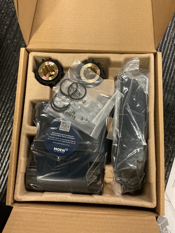 Photo 1 of Moen Flo 1-inch Smart Water Shut Off Valve, Smart Home Water Monitor Leak Detector, Wifi Connected, App Enabled Flow Meter and Shutoff, 900-006
