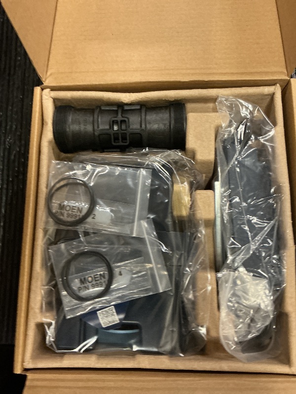 Photo 1 of Moen Flo 1-1/4-inch Smart Water Shut Off Valve, Smart Home Water Monitor Leak Detector, Wifi Connected, App Enabled Flow Meter and Shutoff, 900-002