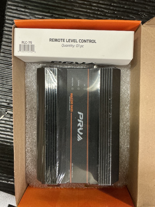 Photo 1 of PRV Audio 2200 Watts Monoblock Class D Subwoofer Amplifier RS2200 BASS 1 Ohm – 12 Volts Car Amp, Built-in Crossover, Bass Boost, Smart Fans with Remote Sub Level Control Bass Knob Included