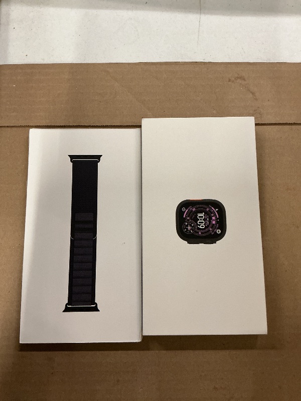 Photo 1 of —-FACTORY SEALED— Apple Watch Ultra 3 [GPS + Cellular 49mm] Running & Multisport Smartwatch w/Rugged Titanium Case w/Black Alpine Loop - S. Satellite Communications, Advanced Health & Fitness Tracking