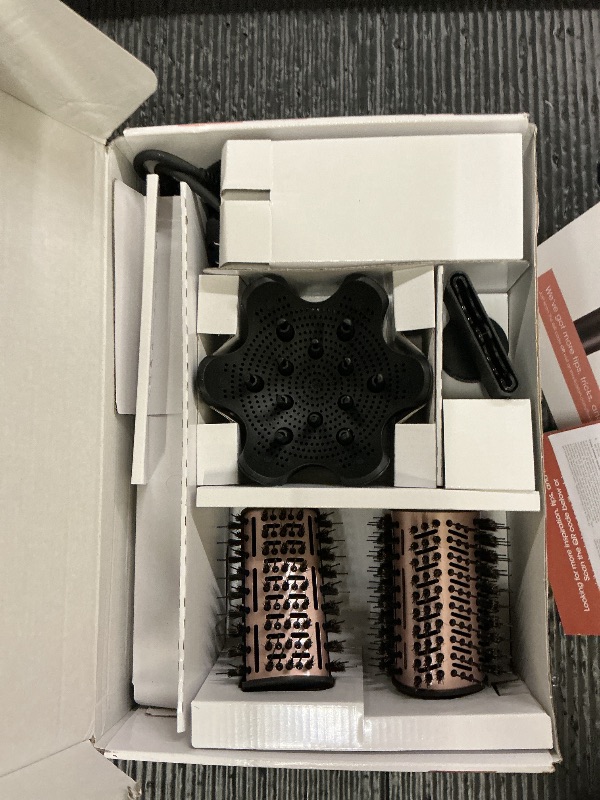 Photo 1 of Shark Hair Dryer | FlexStyle Hair Styling System | Portable & Powerful Blow Dryer Brush | Hair Curler & Volumizer | 6 Styling Tools Included | Best for All Hair Types | Black | HD440BK
