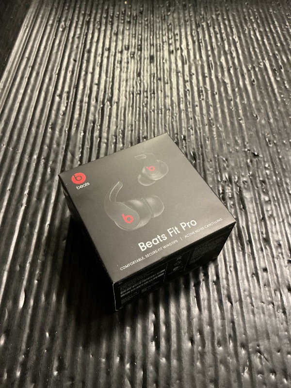 Photo 1 of Beats Fit Pro (1st Gen) - True Wireless Noise Cancelling Earbuds - Active Noise Cancelling - Sweat Resistant Earphones, Compatible with Apple & Android, Class 1 Bluetooth®- Beats Black