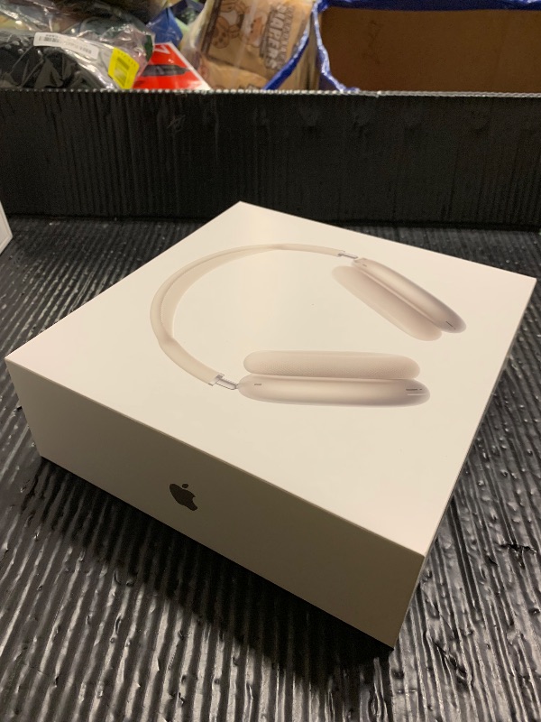 Photo 1 of Apple AirPods Max 2 Wireless Over-Ear Headphones, Active Noise Cancellation, Adaptive Audio, Personalized Spatial Audio, Live Translation, Bluetooth Headphones for iPhone – Starlight