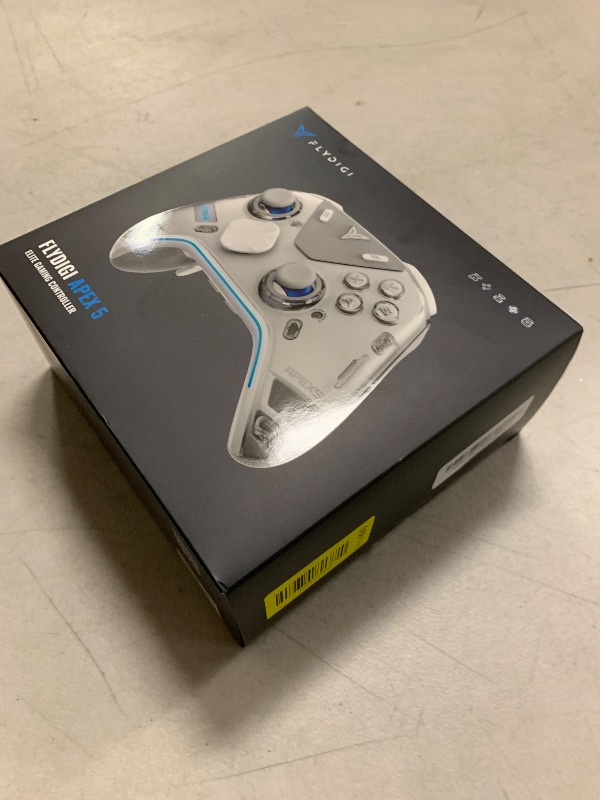 Photo 1 of FLYDIGI Apex 5 PC Controller, Forceflex Joystick 2.0, ForceAdapt Triggers, 3ms Ultra-Low Latency, RGB Light Bar, Full-Color LCD Display,1500mAh Battery PC/NS/Android/TV