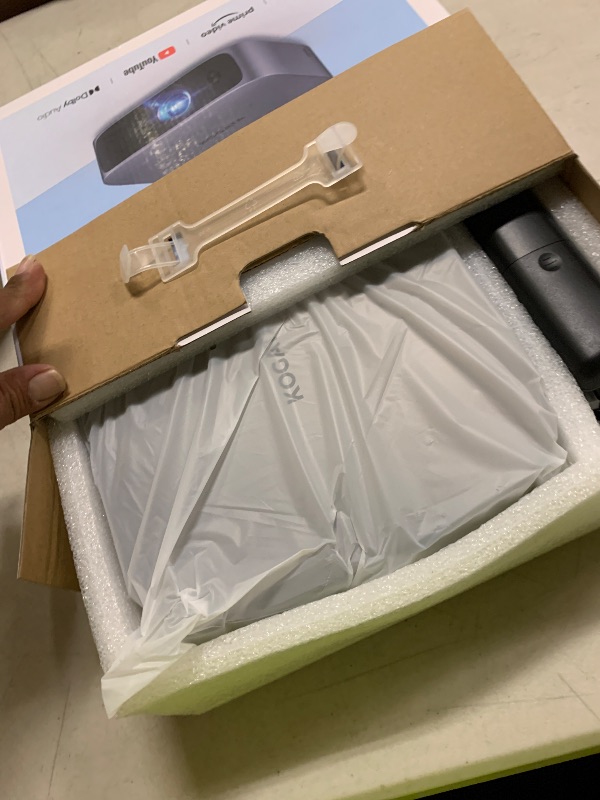 Photo 1 of [Short Throw/Built in Apps] Projector 4K with WiFi and Bluetooth, 2000ANSI TOF Auto Focus Keystone Smart Projector for Dolby Audio Home Theater Movie, Kogata Outdoor Projector Portable Ceiling Gray