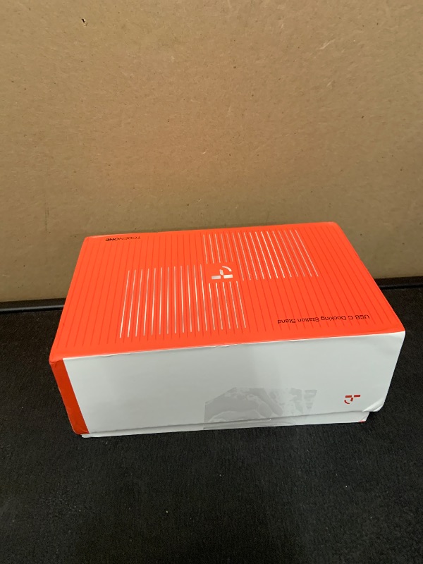 Photo 1 of TobenONE Laptop Docking Station Dual Monitor 4K@60Hz with 100W Power Adapter, Vertical Docking Station with HDMI, USB A&C 3.2 Ports, SD/microSD, Audio for Dell/HP/Lenovo/Surface