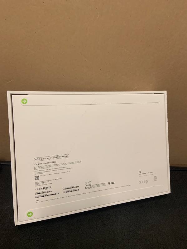 Photo 1 of Apple 2026 MacBook Neo 13-inch Laptop with A18 Pro chip: Built for AI and Apple Intelligence, Liquid Retina Display, 8GB Unified Memory, 256GB SSD Storage, 1080p FaceTime HD Camera; Silver