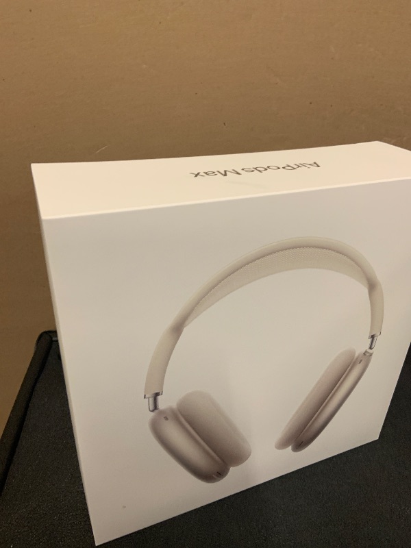Photo 1 of Apple AirPods Max 2 Wireless Over-Ear Headphones, Active Noise Cancellation, Adaptive Audio, Personalized Spatial Audio, Live Translation, Bluetooth Headphones for iPhone – Starlight