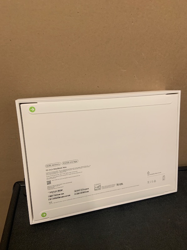 Photo 1 of Apple 2026 MacBook Neo 13-inch Laptop with A18 Pro chip: Built for AI and Apple Intelligence, Liquid Retina Display, 8GB Unified Memory, 512GB SSD Storage, 1080p FaceTime HD Camera, Touch ID; Blush