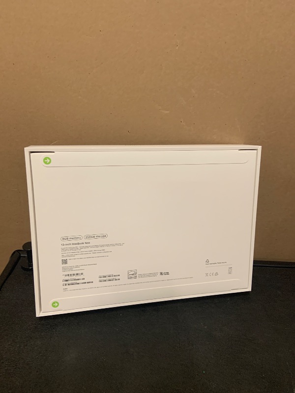 Photo 1 of Apple 2026 MacBook Neo 13-inch Laptop with A18 Pro chip: Built for AI and Apple Intelligence, Liquid Retina Display, 8GB Unified Memory, 256GB SSD Storage, 1080p FaceTime HD Camera; Silver