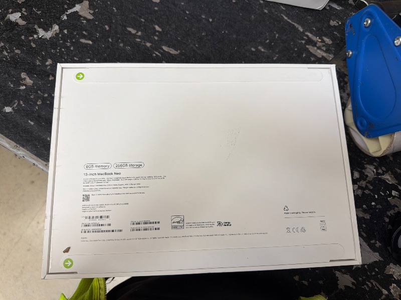 Photo 1 of Apple 2026 MacBook Neo 13-inch Laptop with A18 Pro chip: Built for AI and Apple Intelligence, Liquid Retina Display, 8GB Unified Memory, 256GB SSD Storage, 1080p FaceTime HD Camera; Silver