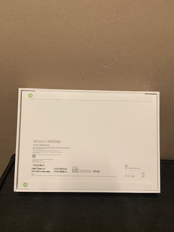 Photo 1 of Apple 2026 MacBook Neo 13-inch Laptop with A18 Pro chip: Built for AI and Apple Intelligence, Liquid Retina Display, 8GB Unified Memory, 256GB SSD Storage, 1080p FaceTime HD Camera; Silver