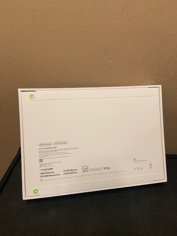 Photo 1 of Apple 2026 MacBook Neo 13-inch Laptop with A18 Pro chip: Built for AI and Apple Intelligence, Liquid Retina Display, 8GB Unified Memory, 512GB SSD Storage, 1080p FaceTime HD Camera, Touch ID; Blush