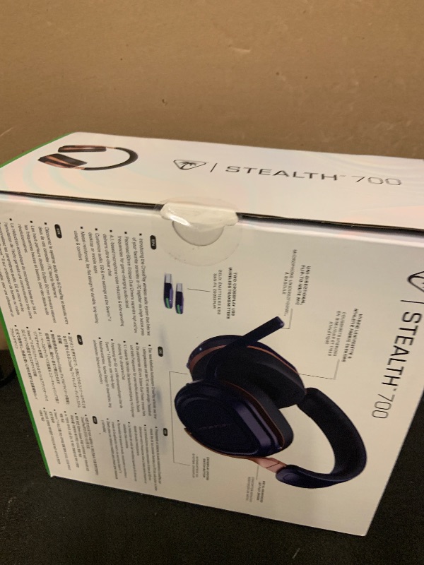 Photo 1 of Turtle Beach Stealth 700 Gen 3 Wireless Multiplatform Amplified Gaming Headset for Xbox Series X|S, Xbox One, PC, PS5, Mobile – 60mm Drivers, AI Noise-Cancelling Mic, Bluetooth, 80-Hr Battery – Cobalt