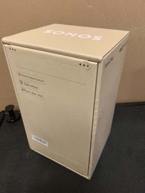 Photo 1 of Sonos Play - Portable Bluetooth Speaker with WiFi, Alexa, 24-Hour Battery Life, Charging Base - Black