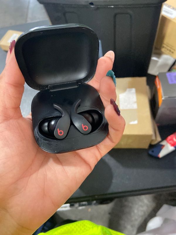 View 5 of Beats Fit Pro (1st Gen) - True Wireless Noise Cancelling Earbuds - Active Noise Cancelling - Sweat Resistant Earphones, Compatible with Apple & Android, Class 1 Bluetooth®- Beats Black