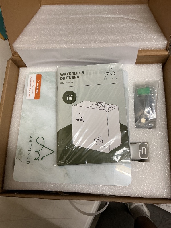 Photo 1 of 2026 Upgraded 3500 Sq.Ft HVAC Scent Diffuser for Home, Smart Whole House Scent System with App & Remote Control, Hotel Collection Waterless Diffuser for Large Room, Cold Air Tech, 600mL, Marble Green