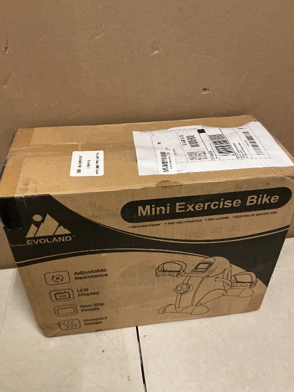 Photo 1 of Mini Exercise Bike, himaly Under Desk Bike Pedal Exerciser Portable Foot Cycle Arm & Leg Peddler Machine with LCD Screen Displays