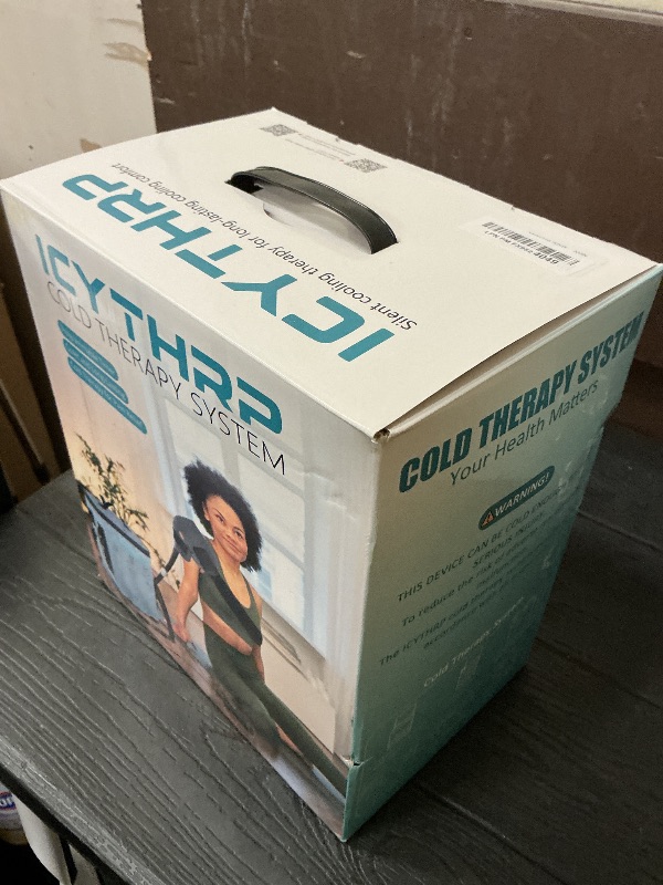 Photo 1 of ICYTHRP Cold Therapy Machine with Programmable Timer, Portable Ice Machine for Shoulder After Surgery, Shoulder Replacement Recovery System, Cryotherapy Pain Relief with Compression Pad