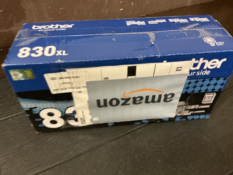 Photo 1 of Brother Genuine TN830XL Black High Yield Printer Toner Cartridge - Print up to 3,000 Pages(1)