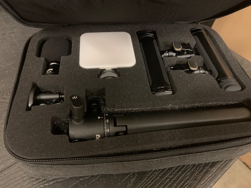 Photo 1 of SmallRig Pro Phone Stabilizer Video Rig Kit, All-in-One Creator Bundle with LED Light, Mic,Table Tripod, Dual Handles for Live Streaming, for Creator, for iPhone 17/16/15 Pro, Android