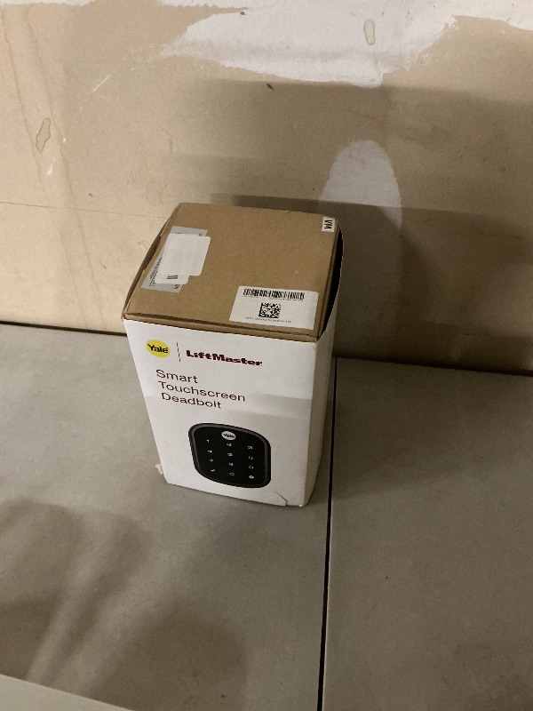 Photo 1 of Yale | LiftMaster Smart Lock with Touchscreen Deadbolt - Works with myQ App & Key by Amazon in-Garage Delivery when paired with Smart Garage Hub (sold separately), Oil Rubbed Bronze