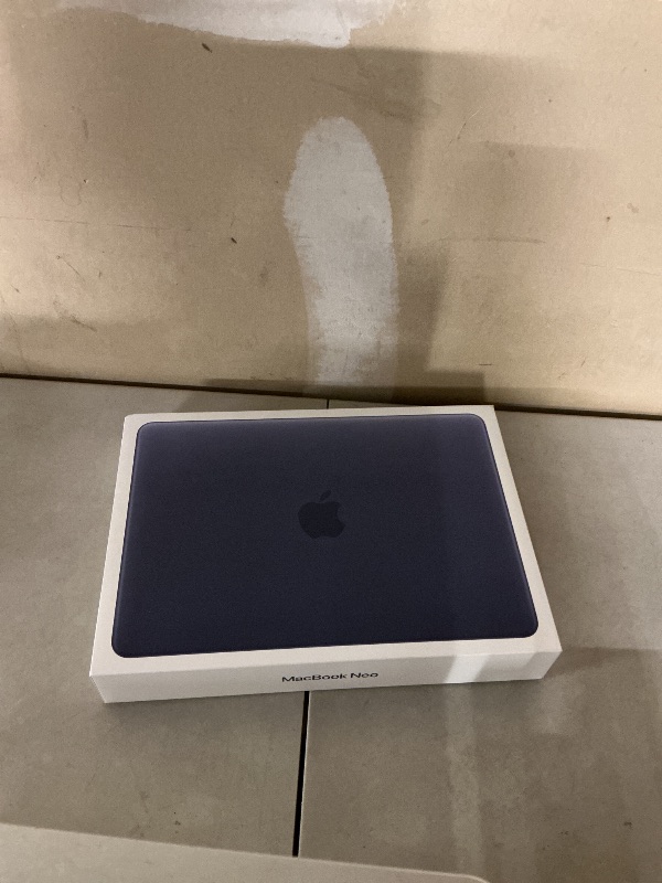 Photo 1 of Apple 2026 MacBook Neo 13-inch Laptop with A18 Pro chip: Built for AI and Apple Intelligence, Liquid Retina Display, 8GB Unified Memory, 256GB SSD Storage, 1080p FaceTime HD Camera; Indigo