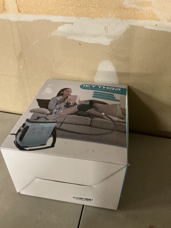 Photo 1 of ICYTHRP Cold Therapy Machine with Programmable Timer, Portable Ice Machine for Knee After Surgery, Knee Replacement Recovery System for Pain Relief w/Compression Pad for Shoulder, Hip and Ankle