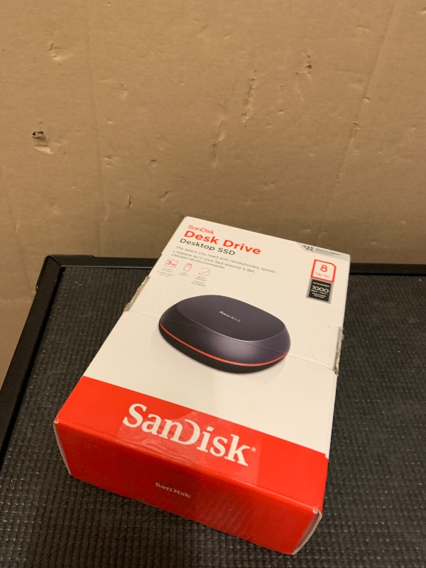 Photo 1 of SANDISK 8TB Desk Drive SSD – Desktop External Solid State Drive, Up to 1000MB/s, USB-C, USB 3.2 Gen 2 - SDSSDT40-8T00-NA25?