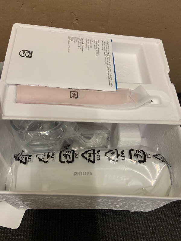 Photo 1 of Philips Sonicare DiamondClean Smart 9300 Electric Toothbrush - Sonic Toothbrush with App, Pressure Sensor, 12 Brushing Settings, Replacement Reminder, Travel Case, Pink, Model HX9903/25