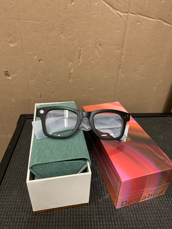 Photo 1 of Demabon AI Smart Glasses with Camera and Bluetooth, 8MP 4K Camera Glasses with Translation & Voice Control, Video, Audio Recording, IP67 Waterproof Smart Glasses for Business & Outdoor(Photochromic)