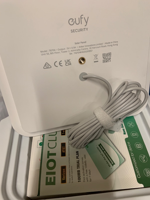 Photo 1 of eufy Security 4G LTE Cam S330, 4K Cellular Solar Security Cameras Wireless Outdoor, Pan and Tilt, 4G and Wi-Fi Duo-Mode, AI Tracking, with SIM Card and 32GB SD Card, No WiFi, No Problem
