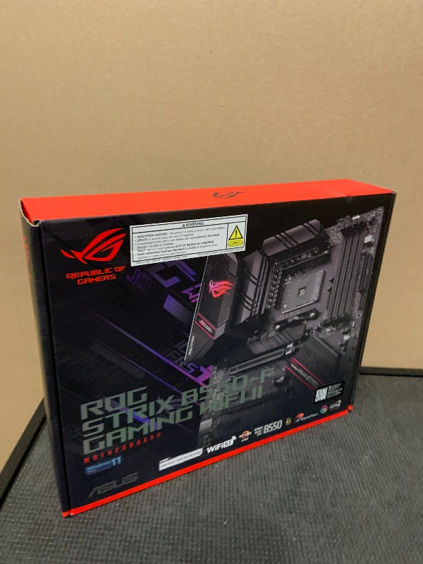 Photo 1 of ASUS ROG Strix B550-F Gaming WiFi II AMD Socket AM4 ATX DDR4 Motherboard