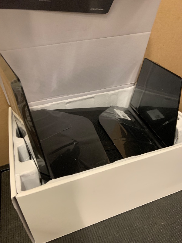 Photo 1 of NETGEAR Nighthawk WiFi 6E Router (RAXE500) - Security Features, 12-Stream Gigabit Router AXE11000 Tri-Band Wireless Speed (Up to 10.8Gbps), New 6GHz Band, Coverage up to 3,500 sq. ft, 60 Devices