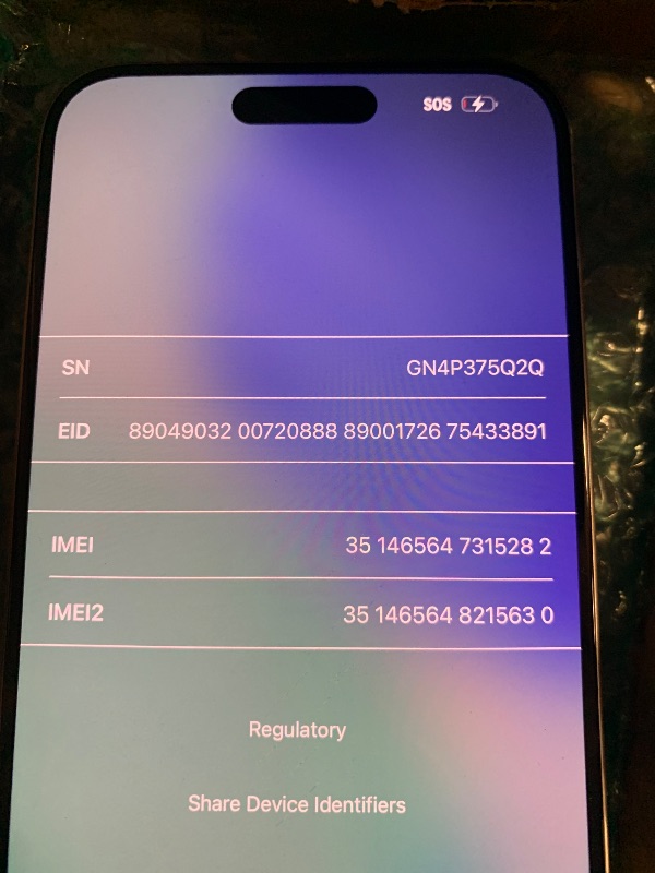 Photo 1 of Apple iPhone (Renewed Premium) 15 Pro Max, 256GB, White Titanium - Unlocked