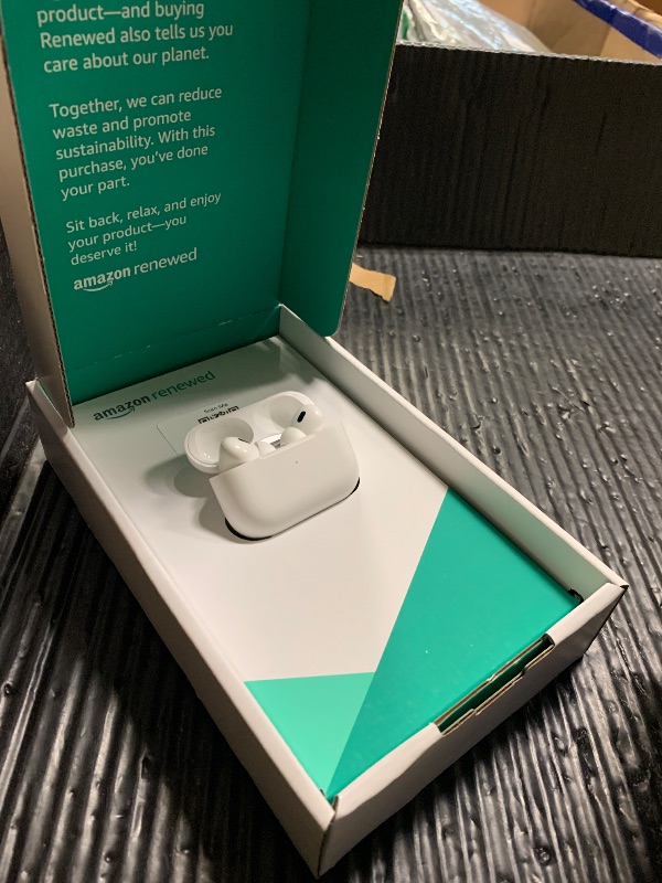 Photo 1 of Apple AirPods Pro (2nd Generation) with MagSafe Charging Case (USB-C) (Renewed Premium)