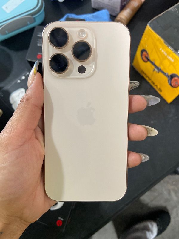 Photo 1 of Apple iPhone 16 Pro, US Version, 256GB, Desert Titanium - Unlocked (Renewed Premium)