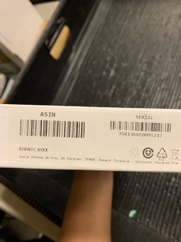 Photo 1 of Apple iPhone 16 Pro, US Version, 256GB, Desert Titanium - Unlocked (Renewed Premium)
