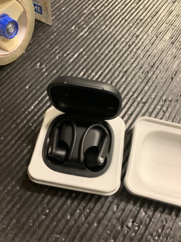 Photo 1 of Beats Powerbeats Pro 2 - Wireless Noise Cancelling Workout Earbuds with Secure- Fit Earhooks, Up to 45-Hour Battery with Charging Case, Sweat & Water Resistant, Heart Rate Monitoring - Jet Black