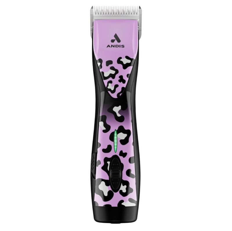 Photo 1 of Andis 561458 Pulse Zr II Gabriel Feitosa Edition 5-Speed Detachable Blade Clipper, Cordless Animal/Dog Grooming, Removable Lithium Ion Battery, LED Charge Light, Wild Colorway