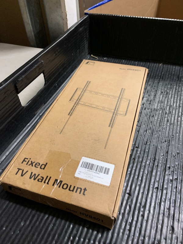 Photo 1 of HOME VISION TV Wall Mount Fixed for Most 26-65 Inch Flat/Curved TVs with Max VESA 400X400mm up to 99Lbs Fits 16 Inch Wood Studs, Universal Low Profile Wall Mount TV Bracket, Space Saving HV8401