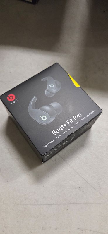 Photo 1 of Beats Fit Pro (1st Gen) - True Wireless Noise Cancelling Earbuds - Active Noise Cancelling - Sweat Resistant Earphones, Compatible with Apple & Android, Class 1 Bluetooth® - Sage Gray
