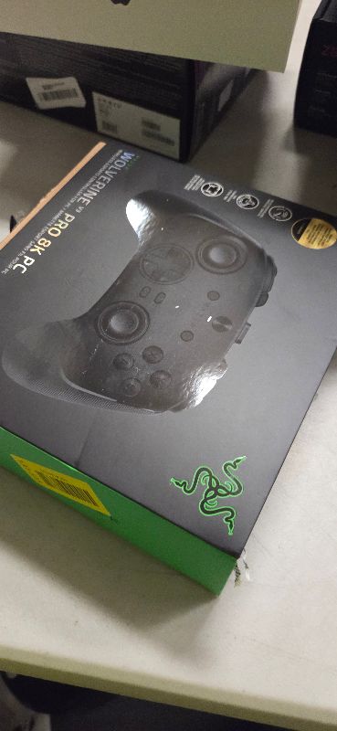 Photo 1 of Razer Wolverine V3 Pro 8K PC Wireless Gaming Controller: 8000 Hz Polling Rate - TMR Thumbsticks with Swappable Caps - Up to 36 Hr Battery - 6 Remappable Buttons - Fast Triggers - Carrying Case - Black