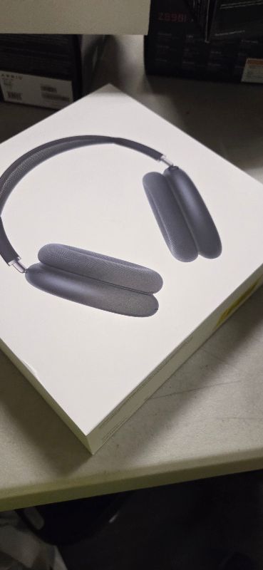 Photo 1 of Apple AirPods Max Wireless Over-Ear Headphones, Pro-Level Active Noise Cancellation, Transparency Mode, Personalized Spatial Audio, USB-C Charging, Bluetooth Headphones for iPhone - Midnight