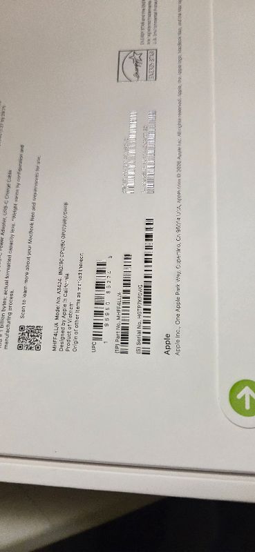 Photo 1 of Apple 2026 MacBook Neo 13-inch Laptop with A18 Pro chip: Built for AI and Apple Intelligence, Liquid Retina Display, 8GB Unified Memory, 256GB SSD Storage, 1080p FaceTime HD Camera; Indigo