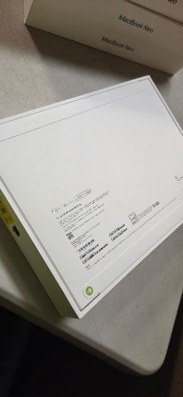 Photo 1 of Apple 2026 MacBook Neo 13-inch Laptop with A18 Pro chip: Built for AI and Apple Intelligence, Liquid Retina Display, 8GB Unified Memory, 256GB SSD Storage, 1080p FaceTime HD Camera; Indigo