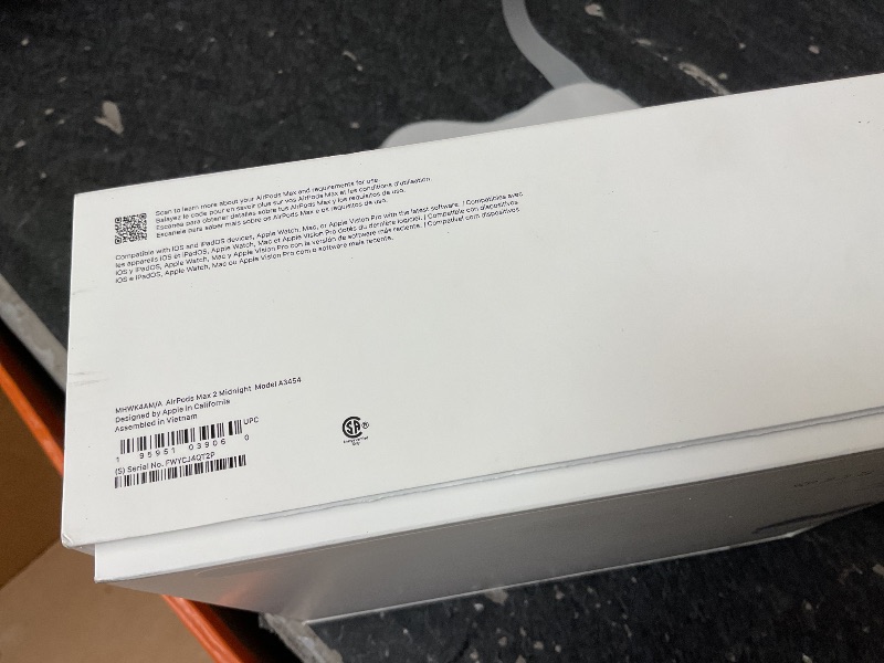 Photo 1 of Apple AirPods Max 2 Wireless Over-Ear Headphones, Active Noise Cancellation, Adaptive Audio, Personalized Spatial Audio, Live Translation, Bluetooth Headphones for iPhone – Midnight