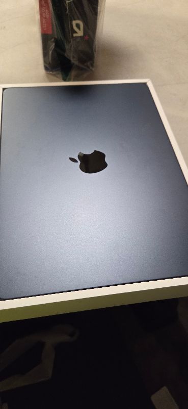 Photo 1 of Apple 2025 MacBook Air 13-inch Laptop with M4 chip: Built for Apple Intelligence, 13.6-inch Liquid Retina Display, 16GB Unified Memory, 512GB SSD Storage, 12MP Center Stage Camera, Touch ID; Midnight