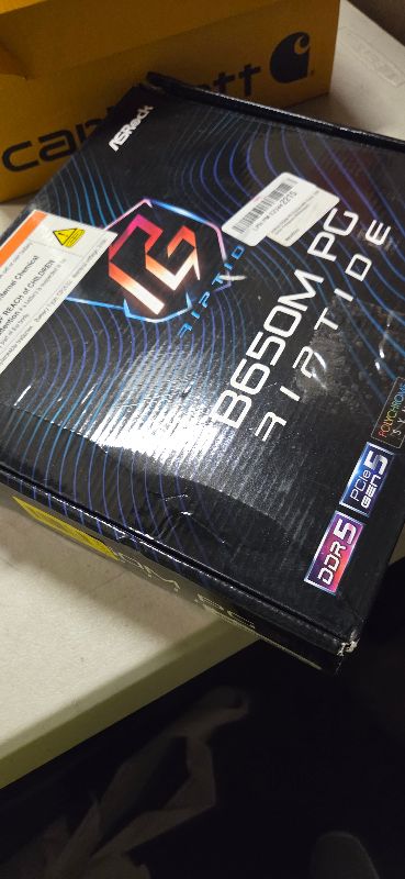 Photo 1 of SEE NOTES AND PICTURES …………ASRock B650M PG Riptide AMD Ryzen 7000 Series Processors Motherboard
