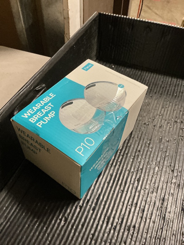 Photo 1 of Paruu P10 Hands-Free Breast Pump Wearable, 338mmHg Strong Suction, Low Noise, 4 Modes & 9 Levels, Electric Breast Pump Portable, Smart Display, 19/21/24/28mm Insert/Flange, 2 Pack (White)
